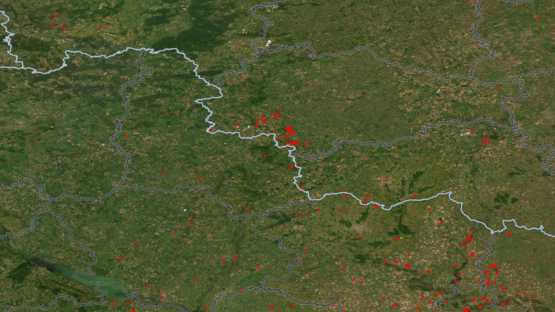 Kursk-Durchbruch: Chronologie von Ereignisse und Kartenmilitäreinsätze“ /></p>
<p id=