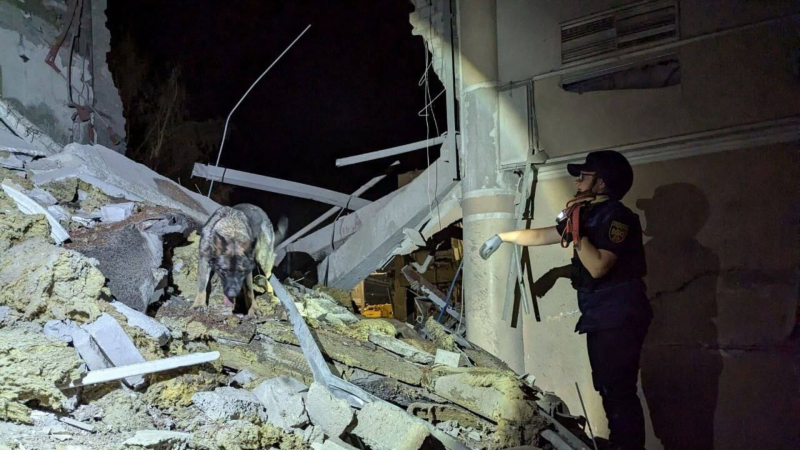 Explosionen in Krivoy Rog: Russischer Angriff auf ein Hotel tötete vier Menschen