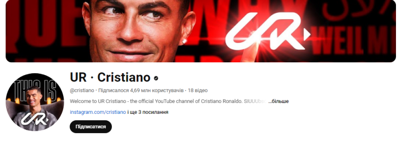 Cristiano Ronaldo hat einen YouTube-Kanal gestartet und einen Rekord gebrochen