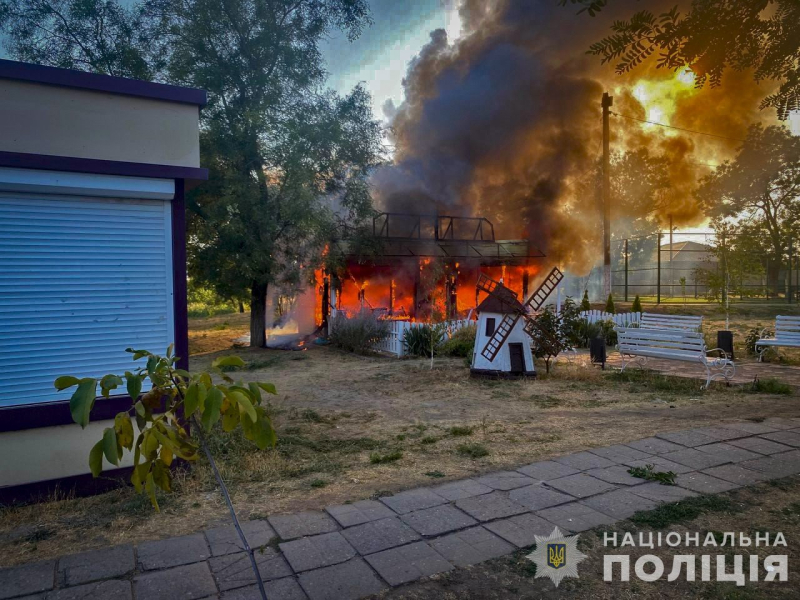 In Saporoschje schlug die russische Armee ein Kindercafé in Malokateryniwka an: Fünf wurden bereits verwundet