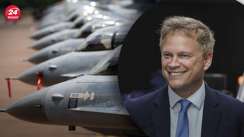 Ein Wendepunkt gegen Putin und die Su-35 – der Chef des britischen Verteidigungsministeriums etwa die F-16 in der Ukraine“/></p>
<p>In Großbritannien gilt die Ankunft der F-16 als Wendepunkt/Collage 24 Channel</p>
<p _ngcontent-sc107 class=