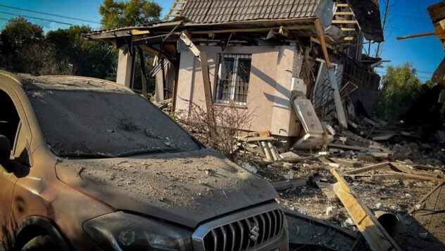 Explosionen in Browary: In der Region Kiew beschädigten Raketentrümmer Häuser, Autos und Stromleitungen