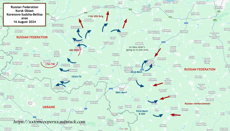 Die Zerstörung von Brücken im Bezirk Glushkovsky in der Region Kursk wird dazu führen, dass die Russen von der Russischen Föderation abgeschnitten werden &mdash ; Tom Cooper