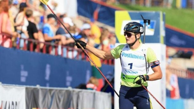 Vitaly Mandzin gewann Gold und wurde zweimaliger Weltmeister im Sommerbiathlon