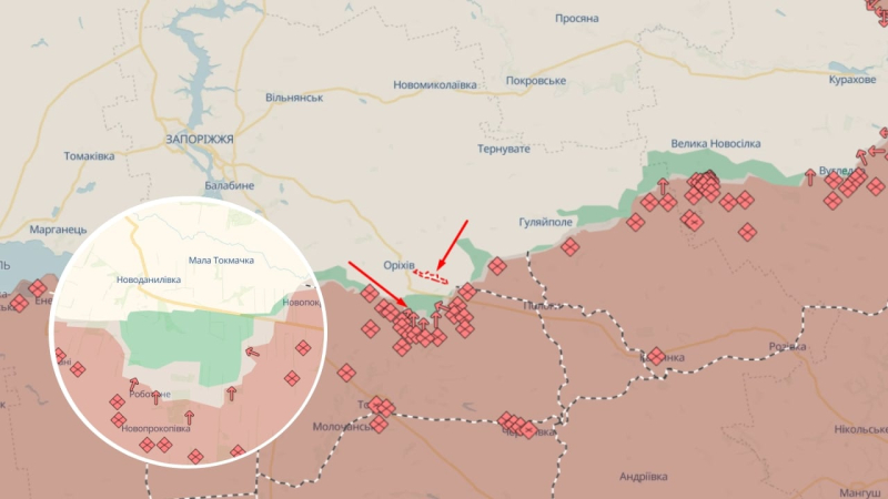 In Saporoschje hat die Russische Föderation die Angriffe wieder aufgenommen und setzt Munition mit giftigen Substanzen ein