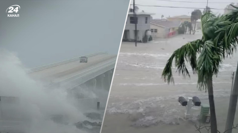 Der stärkste Hurrikan des Jahrhunderts wütet in Florida: erwartet viele Opfer und große Zerstörungen“ /></p>
<p>Florida wurde von einem starken Hurrikan „Helana“ erfasst/Collage 24 Channel</p>
<p _ngcontent-sc201 class=