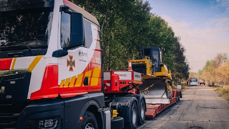 Seit drei Tagen brennt ein Wald in der Tschernobyl-Zone: der Flammen haben Hunderte von Hektar erfasst“ /></p>
<p> <img decoding=