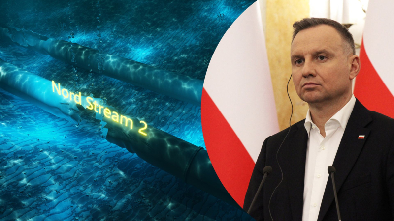 Duda hält Vorwürfe über die Beteiligung Polens an der Untergrabung von Nord Stream für ein Spiel auf Seiten der Russen