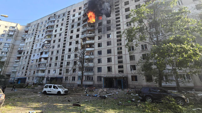 Explosionen in Charkow: Die Russische Föderation hat ein Hochhaus getroffen Gebäude mit KABs, es gibt eine tote Person 