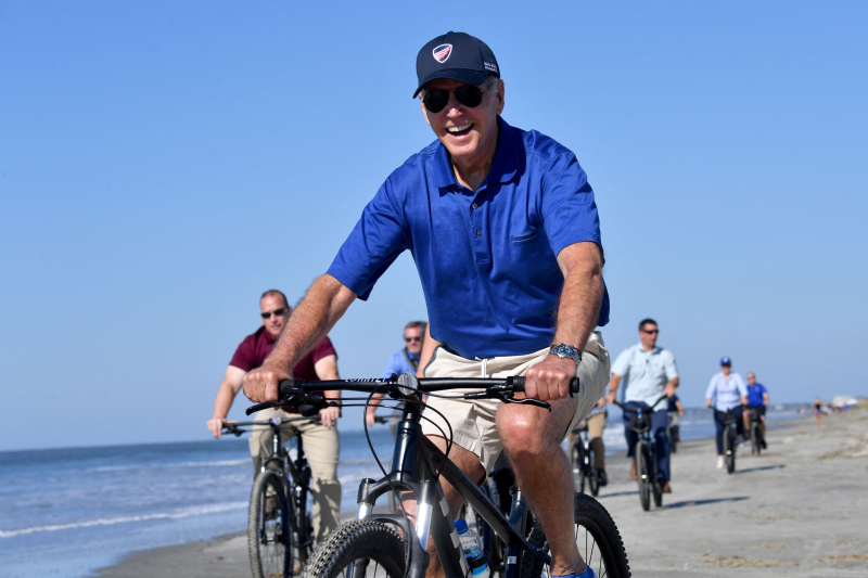 Biden verbrachte 40 % seiner Präsidentschaft im Urlaub