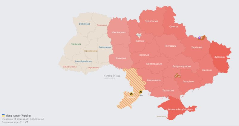 Explosionen in Odessa am 14. September: eine Gruppe russischer Märtyrer im Stadtgebiet