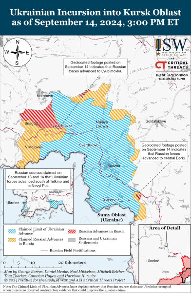 Die Russische Föderation hat ihre Streitkräfte in der Region Kursk verdreifacht, aber das reicht nicht für eine Gegenoffensive – ISW