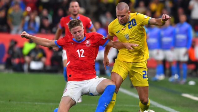 Die Ukraine verlor gegen die Tschechische Republik und erlitt damit die zweite Niederlage in Folge in der Nations League