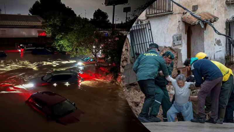 Tödliche Überschwemmungen in Spanien: Mehr als 50 Menschen starben, Wasser überschwemmt Häuser und zerstört Autos