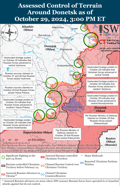 Karte der Militäreinsätze vom 30. Oktober 2024 – Situation an der Front 30. Oktober 2024 – die Lage an der Front“ /></p>
<p>Der Krieg in vollem Umfang in der Ukraine dauert seit dem 980. Tag.</p>
<p>Auf der interaktiven Karte der Militäreinsätze in der Ukraine und auf der Karte der Luftangriffe in der Ukraine können Sie die Situation in Städten überwachen.</p>
</p></p>
<!-- relpost-thumb-wrapper --><div class=