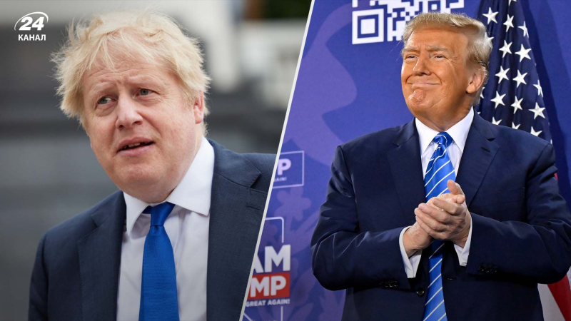 Putin wäre nicht in die Ukraine einmarschiert, wenn Trump Präsident gewesen wäre – Boris Johnson“ /></p>
<p>Johnson sprach über Trump und den Krieg in der Ukraine/Collage 24 Channel, Getty Images, OP (Illustrative Fotos)</p>
<p _ngcontent-sc99 class=