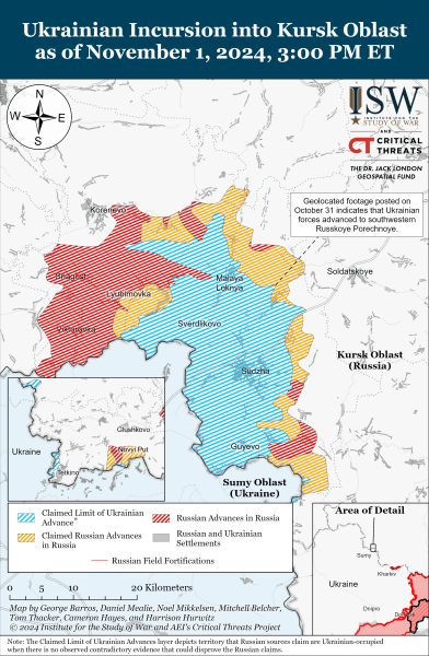 Ukrainisches Militär rückte in der Nähe von Sudzha Russische Föderation vor – ISW