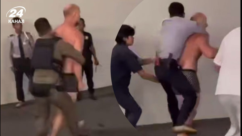 Die Polizei zerstreut wie Schaufensterpuppen: Ein betrunkener Weißrusse in Unterhosen verursachte einen Aufstand in Thailand