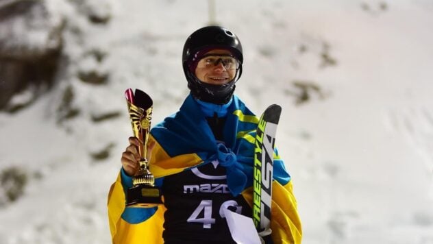 Die Ukrainer erreichten beim Europacup in Skiakrobatik ein Doppelpodest