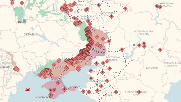 Online-Karte der Militäreinsätze in der Ukraine: Wo die Kämpfe am 31.12. stattfinden /2024