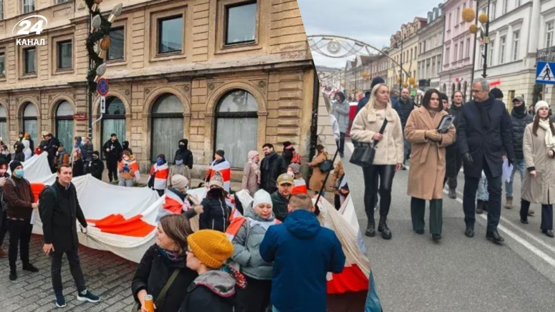 Volk gegen Lukaschenko: In Warschau fand eine Kundgebung von Weißrussen statt, die die Wahlen nicht anerkennen