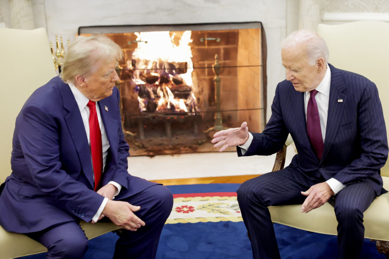 Biden bestätigte, dass er den Brief hinterlassen hat Trump