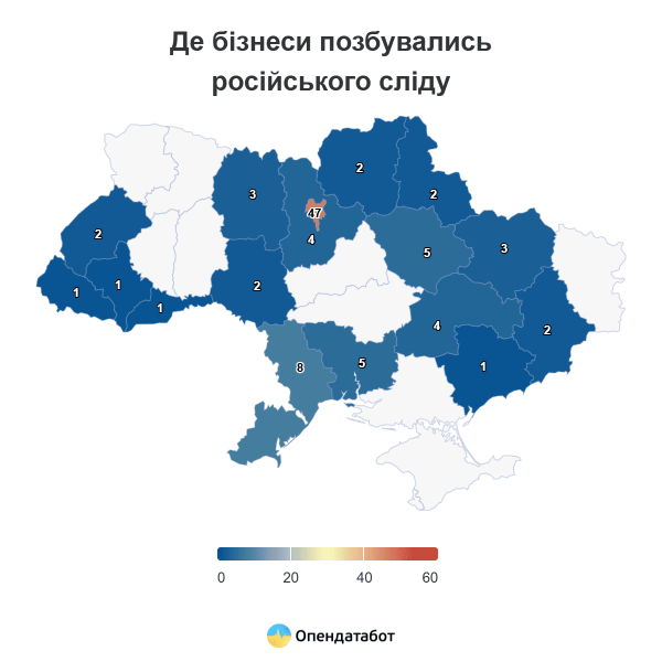 In der Ukraine haben über 90 Unternehmen in sechs Monaten russische Eigentümer versteckt - Opendatabot