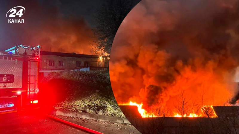Feuer erfasst 2.000 Quadratmeter: In Moskau bricht Großbrand aus