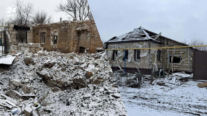 Russen warfen an nur einem Tag 14 KABs auf ein Dorf in der Region Kursk ab