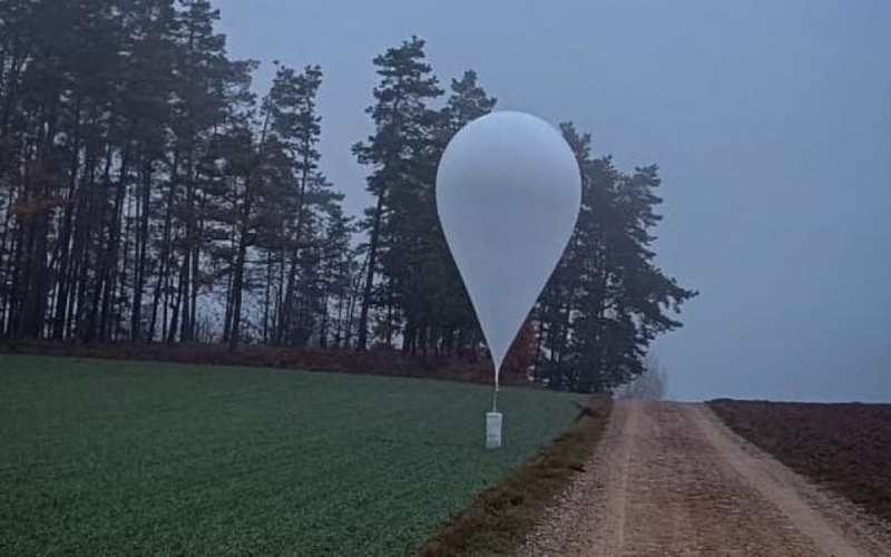 In Polen wurde ein Wetterballon gefunden : Details 