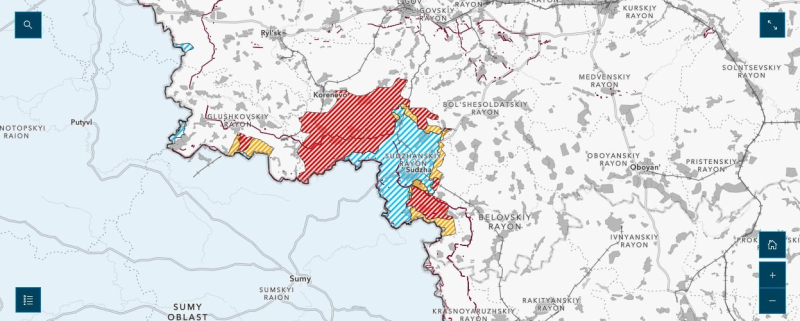 Wie viel der Region Kursk unter ukrainischer Kontrolle steht