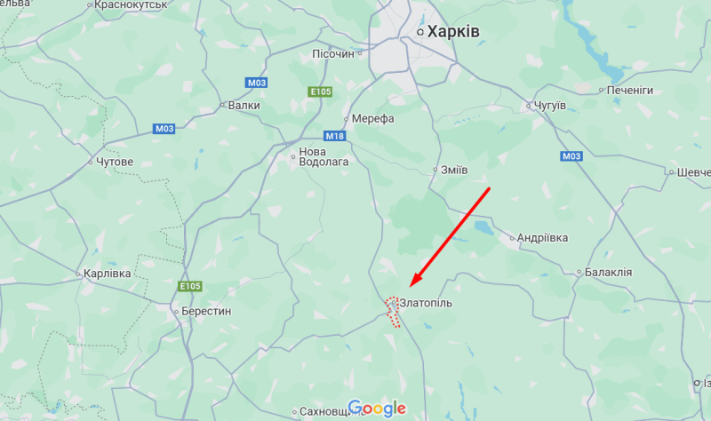 Explosions in Zlatopol der Kharkov-Region: a Person degda
